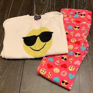 Emoji Pant and Sweater Set